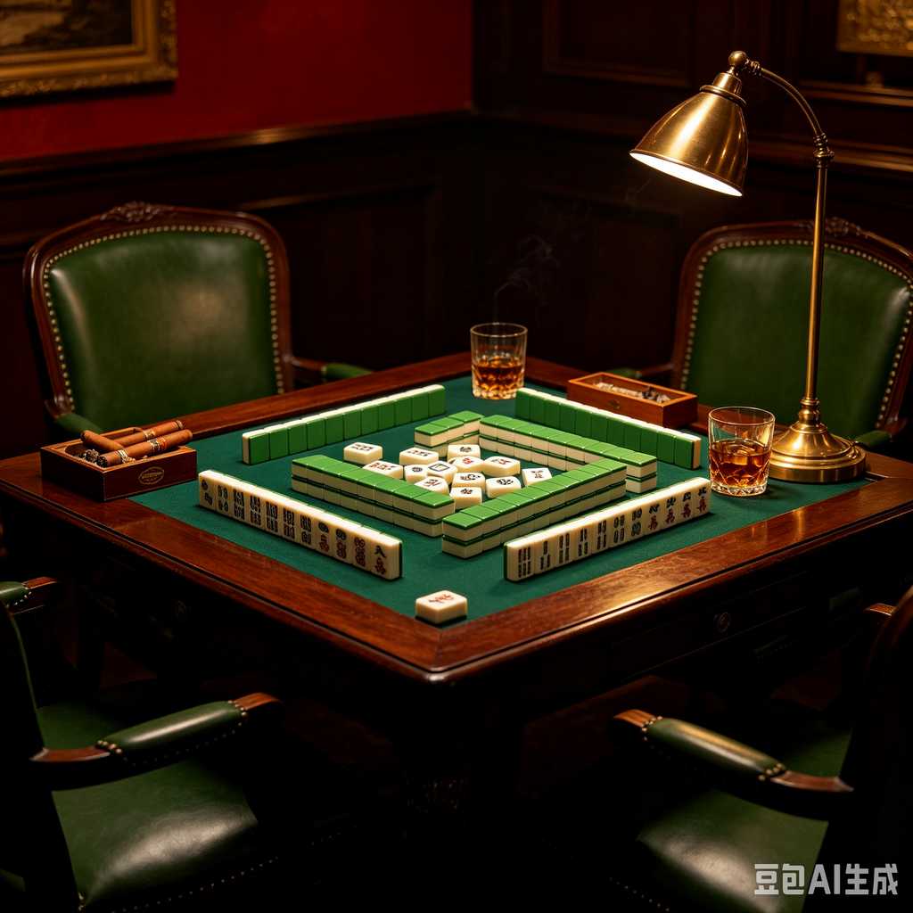 fine carving mahjong set